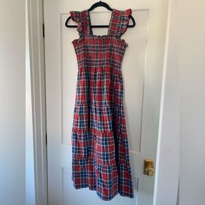 Hill House Ellie Nap dress in plaid. Size small and excellent condition.